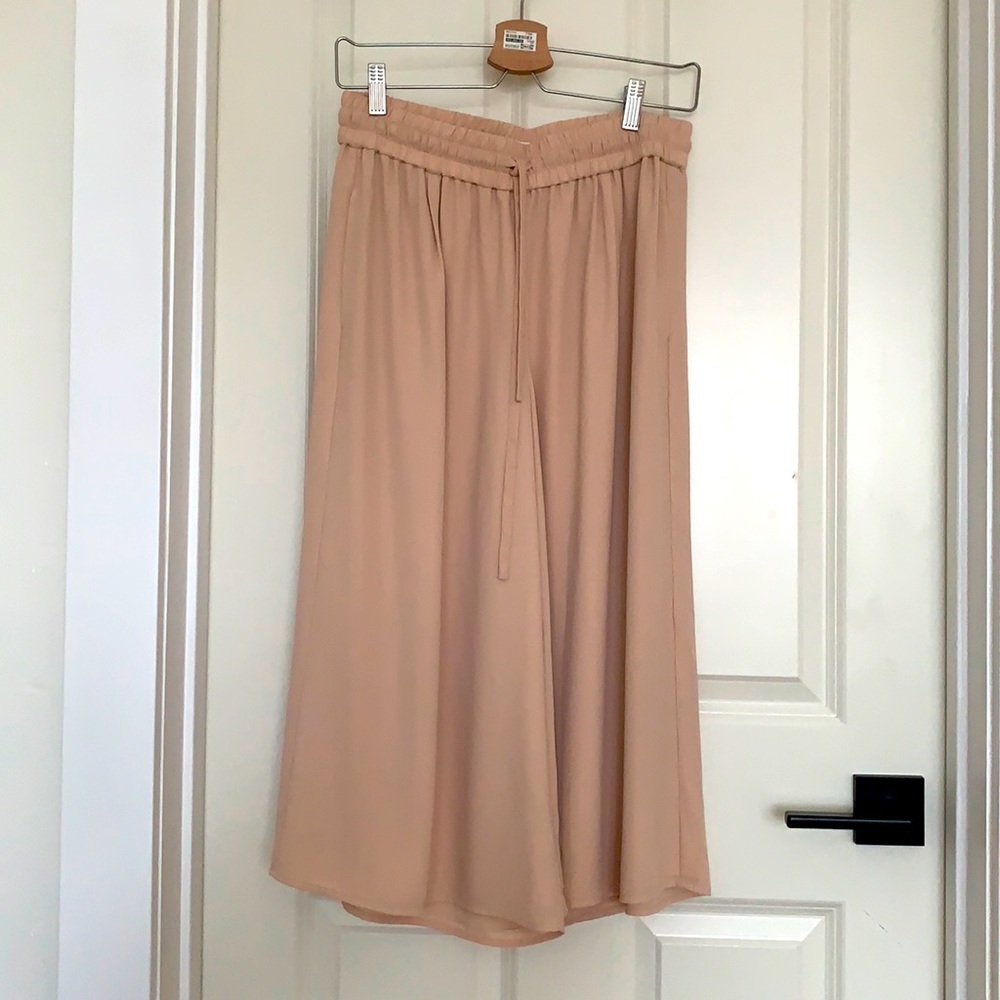 Aritzia Babaton wide leg cropped pants